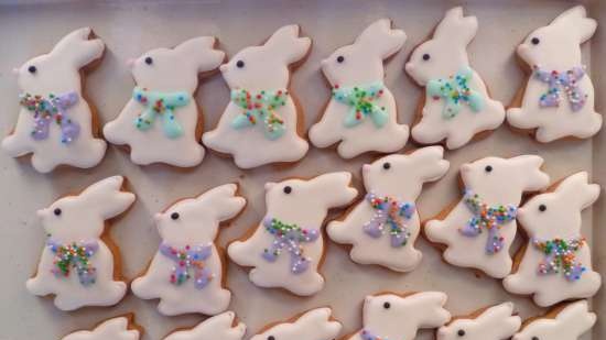 Decoramos galletas de jengibre, galletas