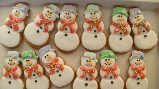 Decoramos galletas de jengibre, galletas