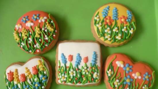 Decoramos galletas de jengibre, galletas