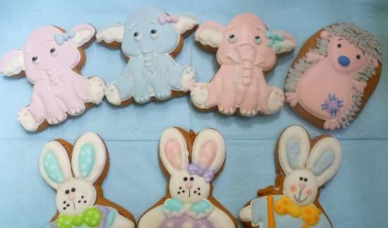 Decoramos galletas de jengibre, galletas