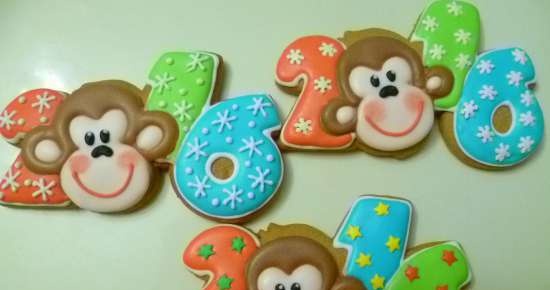 We decorate gingerbread cookies, cookies