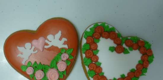 We decorate gingerbread cookies, cookies