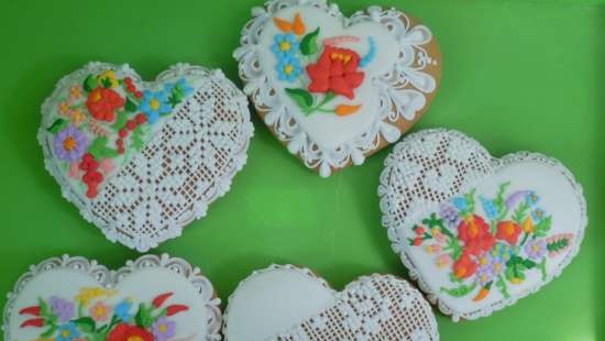 Decoramos galletas de jengibre, galletas