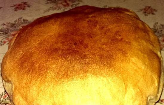 Wheat bread na may semolina T (DeLonghi FH1394 / TM31 multi-oven)