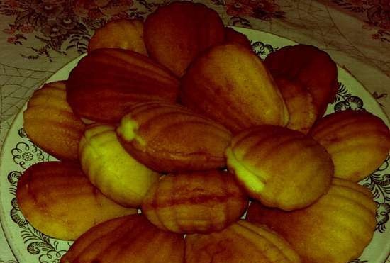 Torta Madeleine secondo la ricetta (mix) di Alexandre Dumas e Gordon Ramsay (Principessa del fegato 132404)