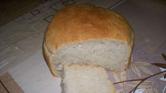 Rustiek brood (op een lang deeg)