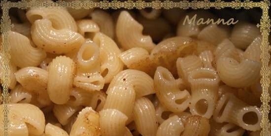 Pasta with full evaporation of liquid (Brand 701 multicooker)