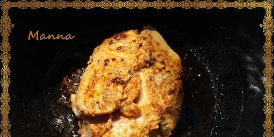 Chicken breast in mushroom sauce (multicooker Brand 701)