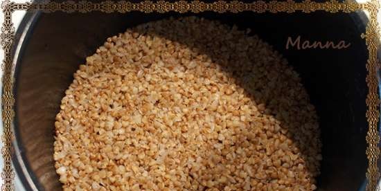 Buckwheat for garnish (multicooker Brand 701)