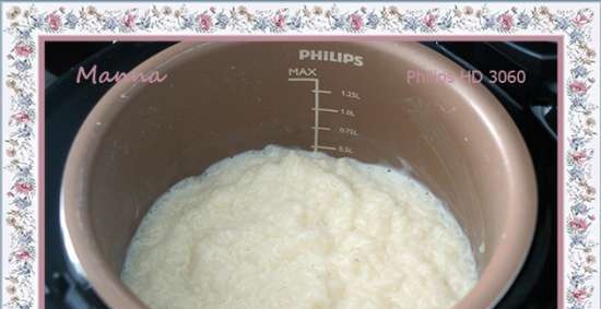 Milk sinigang sa isang multicooker Philips HD3060