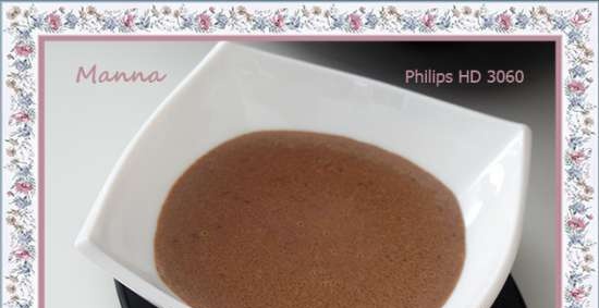 Sinigang na tsokolate semolina sa isang multicooker Philips HD3060