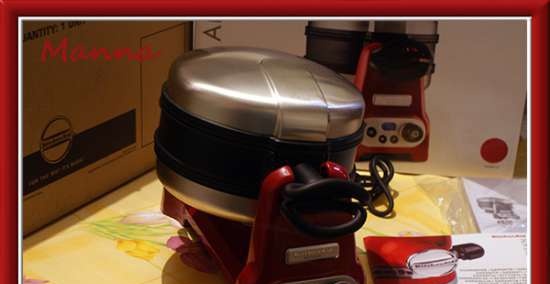 יצרנית וופלים של KitchenAid Artisan (לוופלים רכים)