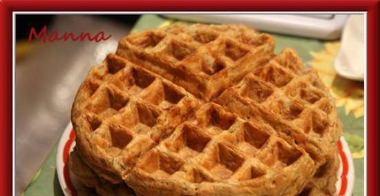 Waffle al bacon (macchina per waffle artigianale KitchenAid)