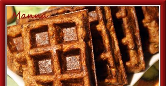 Carrot Spiced Waffles (KitchenAid Artisan Waffle Maker)