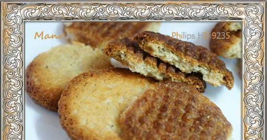 Philips Airfryer Oatmeal Cinnamon Shortbread Cookies HD9235