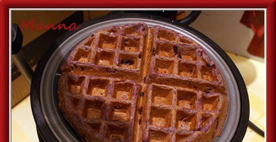 Waffle Barm Brack (macchina per waffle artigianale KitchenAid)