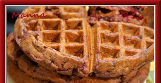 Barm Brack Waffles (KitchenAid Artisan Waffle Maker)