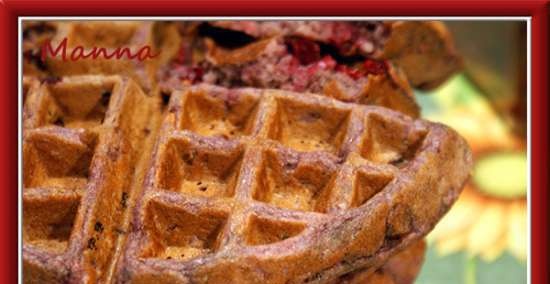 Barm Brack Waffles (KitchenAid Artisan Waffle Maker)