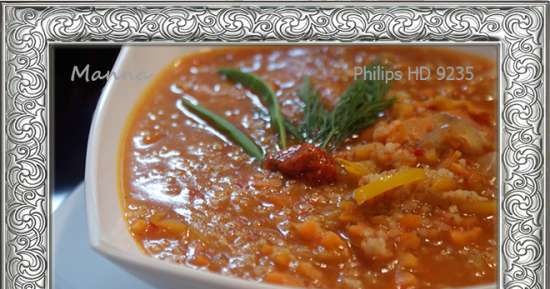 Sopa de verdures picant HD9235 de Philips Airfryer