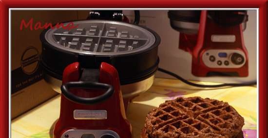 Bánh quế trái cây không đường & trứng (KitchenAid Artisan Waffle Maker)