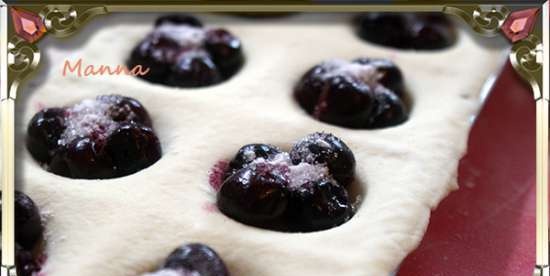 Raviolis de mató amb cireres al vapor