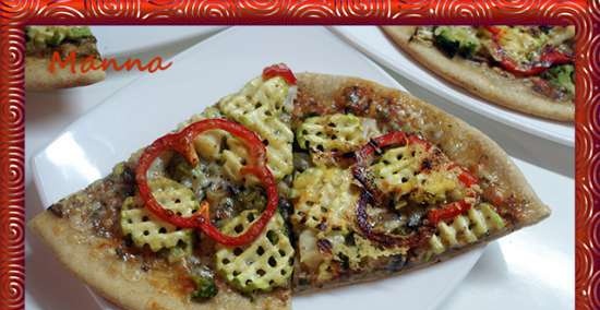 Pizza alle verdure in griglia BBK e pizzaiolo Princess