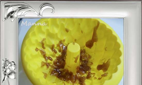 Túrós puding cseresznyével és karamellával (Philips multicooker HD3095)