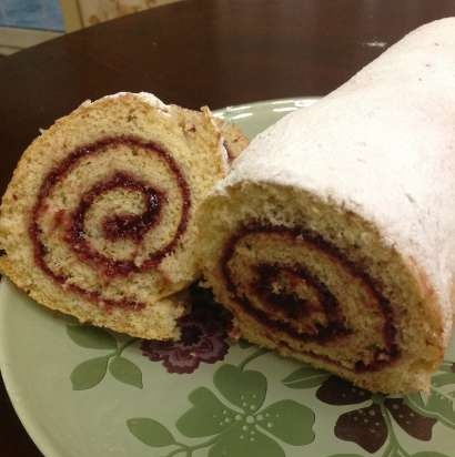 Rollo de galleta con grano integral