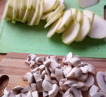 Zucchine al forno Racconto d'autunno