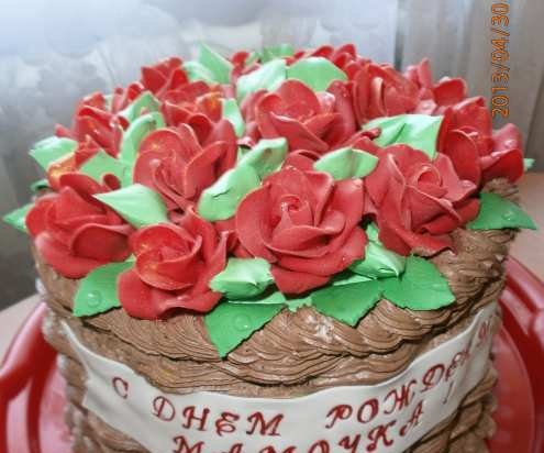 Mga cake ng bulaklak