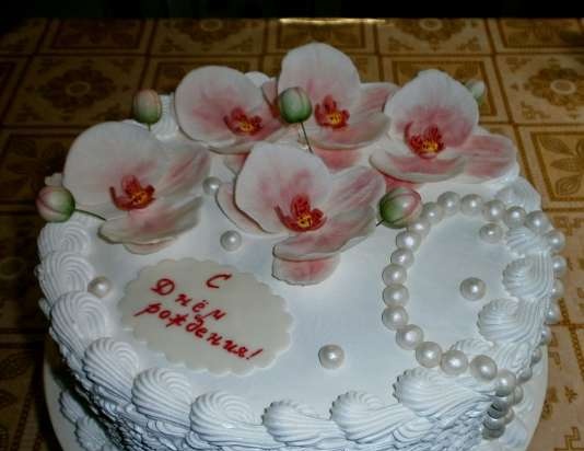 Mga cake ng bulaklak