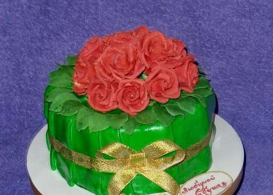 Mga cake ng bulaklak