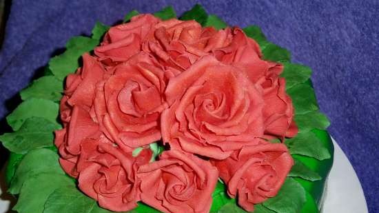 Mga cake ng bulaklak