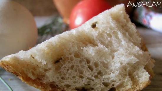 Wheat bread with dill seed (master class)