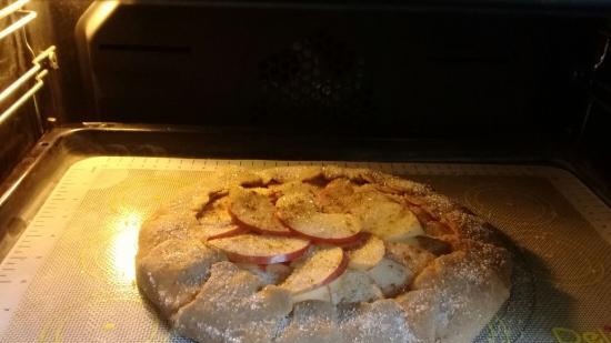 Galleta magra de alforfón con manzanas