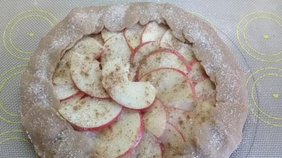 Mager boekweitkoekje met appels