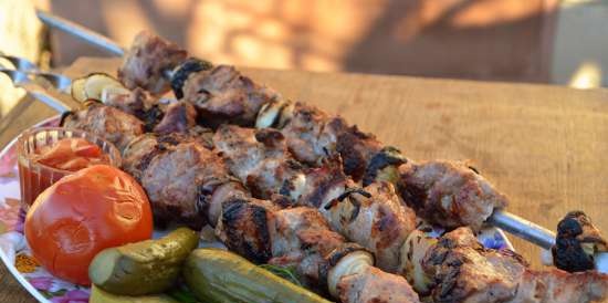 Juicy shish kebab (segreti di cucina)