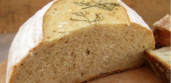 Wheat bread with dill seed (master class)