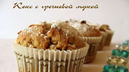 Muffin di grano saraceno e noci