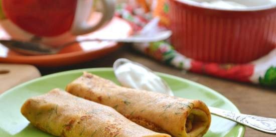 Tortitas de tomate con eneldo y pimentón