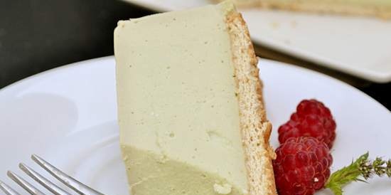 Χωρίς ψητό cheesecake αβοκάντο