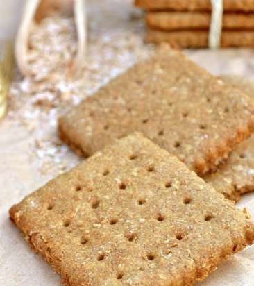 Galletas de centeno con salvado y café magro (horno Rommelsbacher BG 1650)