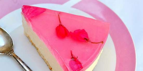 Sakura Cheesecake (niet gebakken)