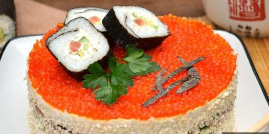 Pastel de sushi