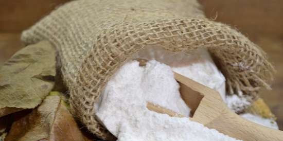 Rice flour at home