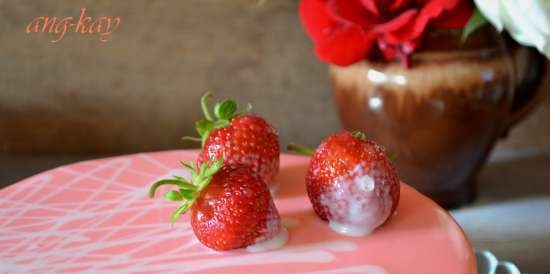 Pastís de mousse de maduixa