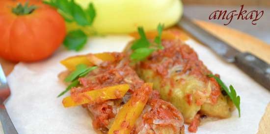 Cabbage rolls with fish (lean)