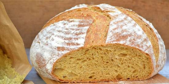 Pane a lievitazione naturale con farina di zucca