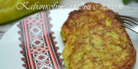 Frittelle di zucchine con carne