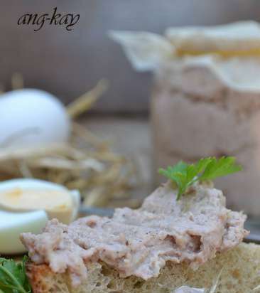 Hungarian egg pate